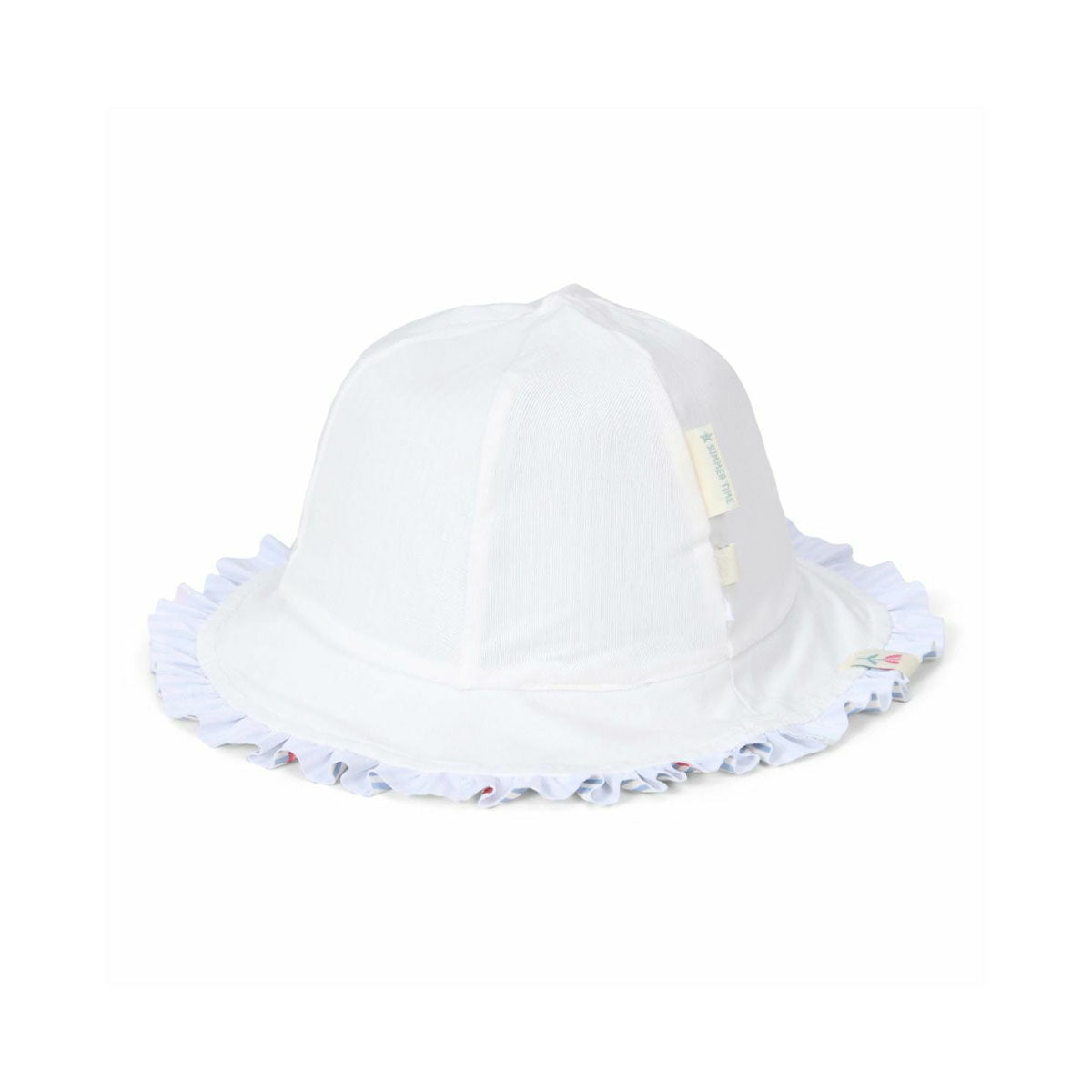 Deze leuke zonnehoed in de variant sunny flowers is van het merk Little Dutch is ideaal voor de zomerse dagen. Dit schattige hoedje is omkeerbaar en is voorzien van een speciale UPF-coating op de stof. VanZus