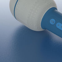 De perfecte karaoke-ervaring met de MOB micro groovy microfoon in blue nuit. Met uitstekende geluidskwaliteit en ergonomisch ontwerp. Eenvoudig aan te sluiten en ideaal voor elke gelegenheid. VanZus