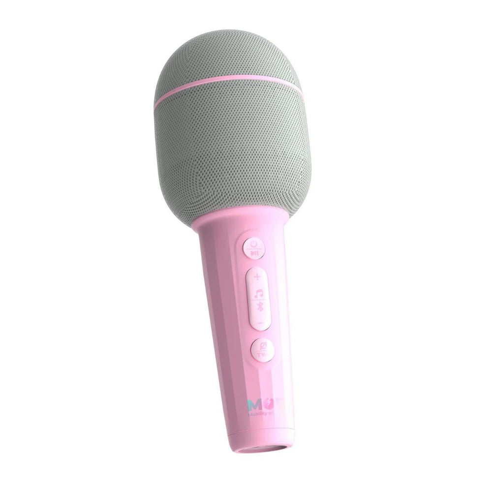 De perfecte karaoke-ervaring met de MOB micro groovy microfoon in marshmallow. Met uitstekende geluidskwaliteit en ergonomisch ontwerp. Eenvoudig aan te sluiten en ideaal voor elke gelegenheid. VanZus