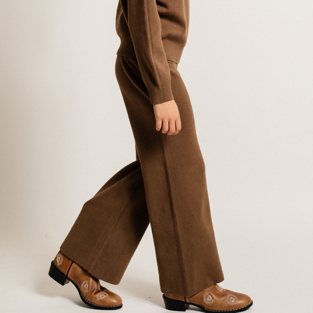 Baje Studio maggia broek brown cacao