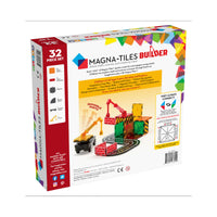 De Magna-Tiles Builder set 32 stuks met magnetische tegels zorgt voor uren speelplezier. Alle kleine fans van bouwwerkzaamheden en bouwvoertuigen kunnen helemaal los gaan met deze leuke set. Leuk en leerzaam magneetspeelgoed. VanZus.