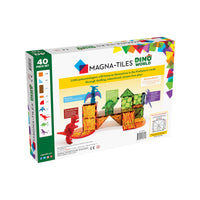 De Magna-Tiles Dino World set 40 stuks is hét perfecte cadeau voor alle dinosaurus fans. Stoere dino’s een uitgebarsten vulkaan en gesmolten lava, deze set met magnetische bouwstenen heeft het allemaal. Leuk en leerzaam magneetspeelgoed met dinosaurussen. VanZus