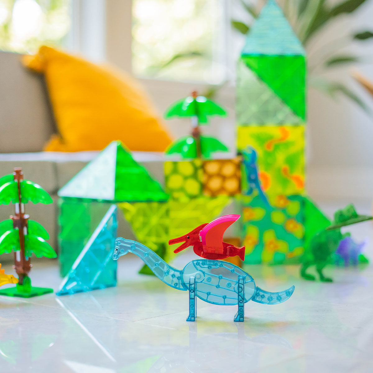 Magna-Tiles Dino world XL set 50 stuks