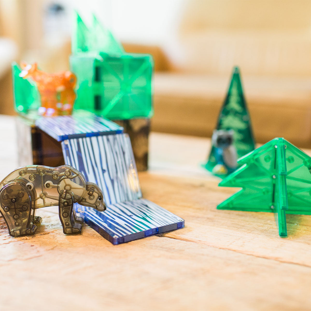 Magna-Tiles Forest animals set 12 stuks