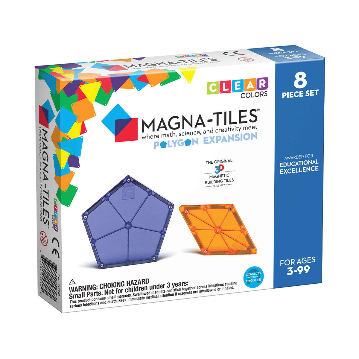 Met de Magna-Tiles Polygons 8 stuks Expansion Set worden jouw bouwwerken nóg mooier en groter. Deze uitbreidingsset is perfect voor iedereen die zijn bouwwerken naar een hoger level wil tillen. VanZus.