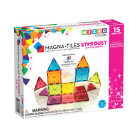 Met de Magna-Tiles Stardust 15 stuks set kan jouw kindje magische bouwwerken maken. In deze set zitten magnetische bouwstenen met glitters. Welk kindje houdt daar nou niet van? Magneetspeelgoed voor plezier en ontwikkeling! VanZus.