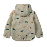 Je kind blijft lekker warm met de Liewood mara fleejas met oortjes in de variant dinosaur/mist embroidery! Deze leuke fleecejas voor kinderen is geschikt voor alle avonturen in de buitenlucht. VanZus