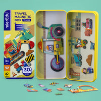 Het perfecte speelgoed voor onderweg: de magnetische puzzeldoos vrachtwagens van MierEdu. 30-delig, magnetische puzzelstukjes in handige meeneem doos. Vanaf 3 jaar. In diverse varianten. VanZus
