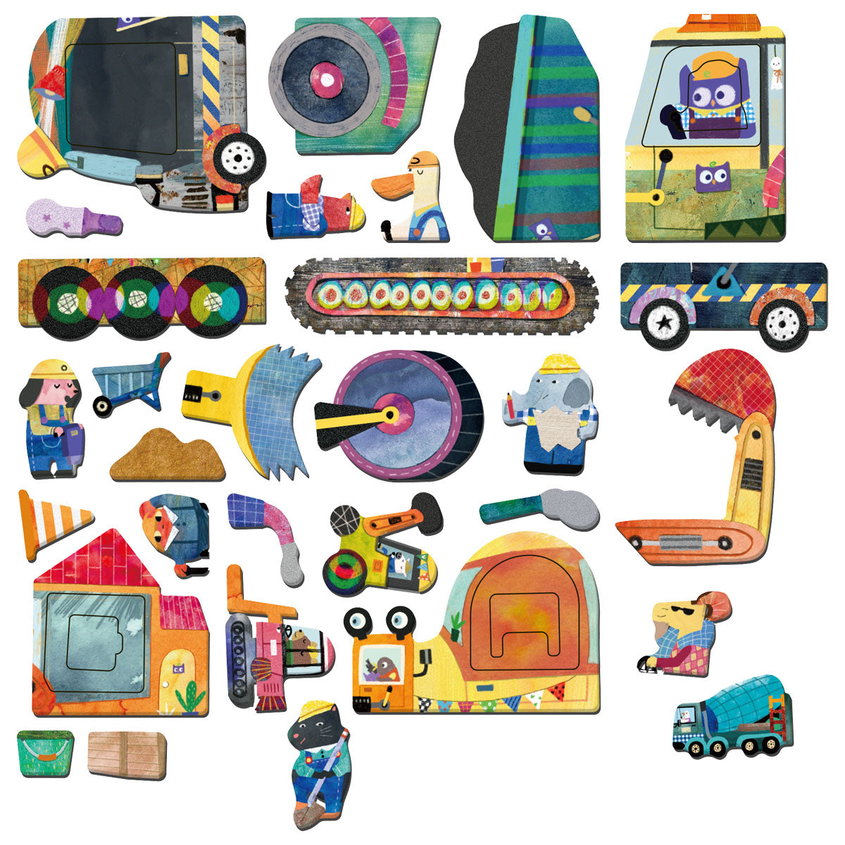 Het perfecte speelgoed voor onderweg: de magnetische puzzeldoos vrachtwagens van MierEdu. 30-delig, magnetische puzzelstukjes in handige meeneem doos. Vanaf 3 jaar. In diverse varianten. VanZus