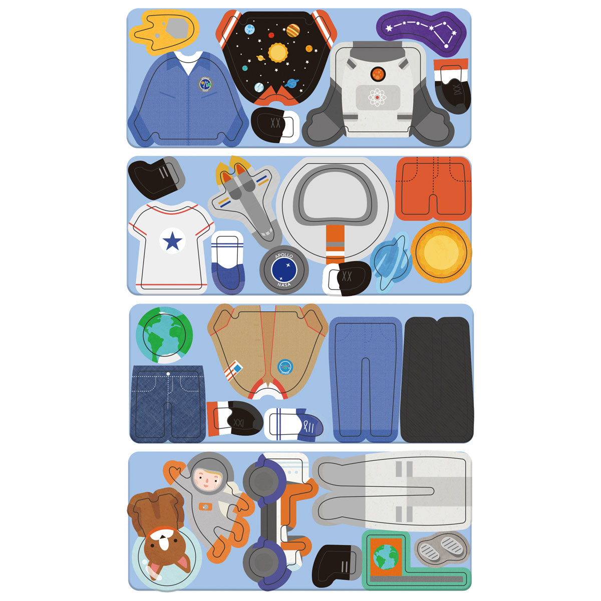 Het perfecte speelgoed voor onderweg: de magnetische puzzeldoos ruimtevaarders van MierEdu. 30-delig, magnetische puzzelstukjes in handige meeneem doos. Vanaf 3 jaar. In diverse varianten. VanZus