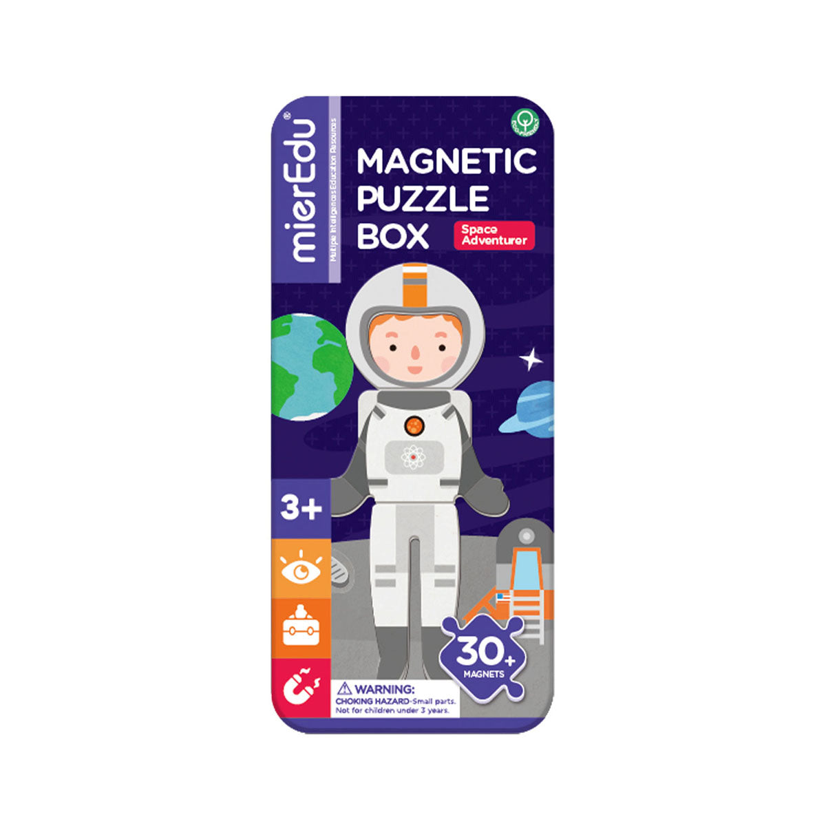 MierEdu magnetische puzzeldoos ruimtevaarders