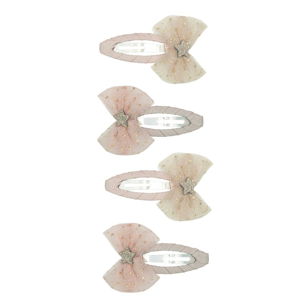 Perfect voor elke gelegenheid: de fairy bow haarspeldjes van Mimi & Lula. Deze schattige haaraccessoire is gemaakt van hoogwaardig materiaal dat comfortabel blijft zitten. Ideaal als cadeau. Mix & Match. VanZus