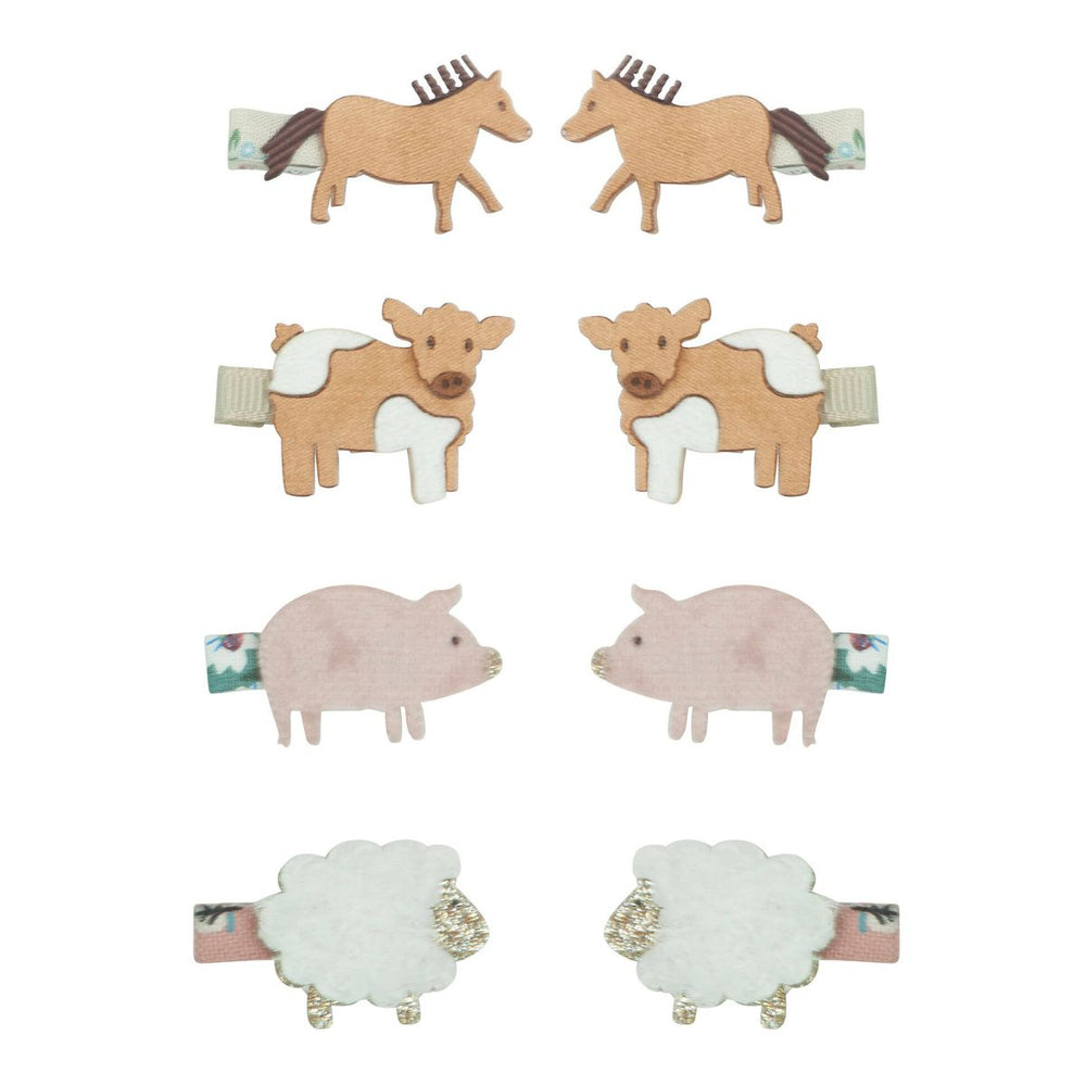 Perfect voor elke gelegenheid: de farm animal mini haarspeldjes van Mimi & Lula. Deze schattige haaraccessoire geïnspireerd door de boerderij is gemaakt van hoogwaardig materiaal dat comfortabel blijft zitten. VanZus