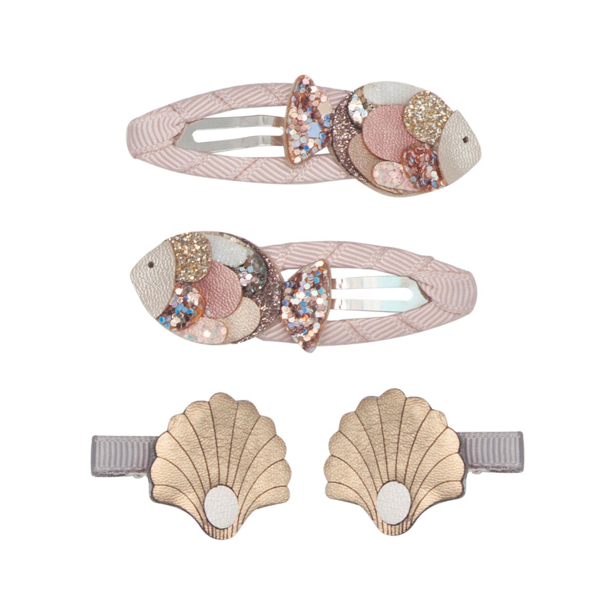 Houdt de haren van je kindje op een stijlvolle manier uit het gezicht met de fish & Shell haarspeldjes van Mimi & Lula. Deze lieve en comfortabele haaraccessoires zijn ideaal voor elke gelegenheid. VanZus