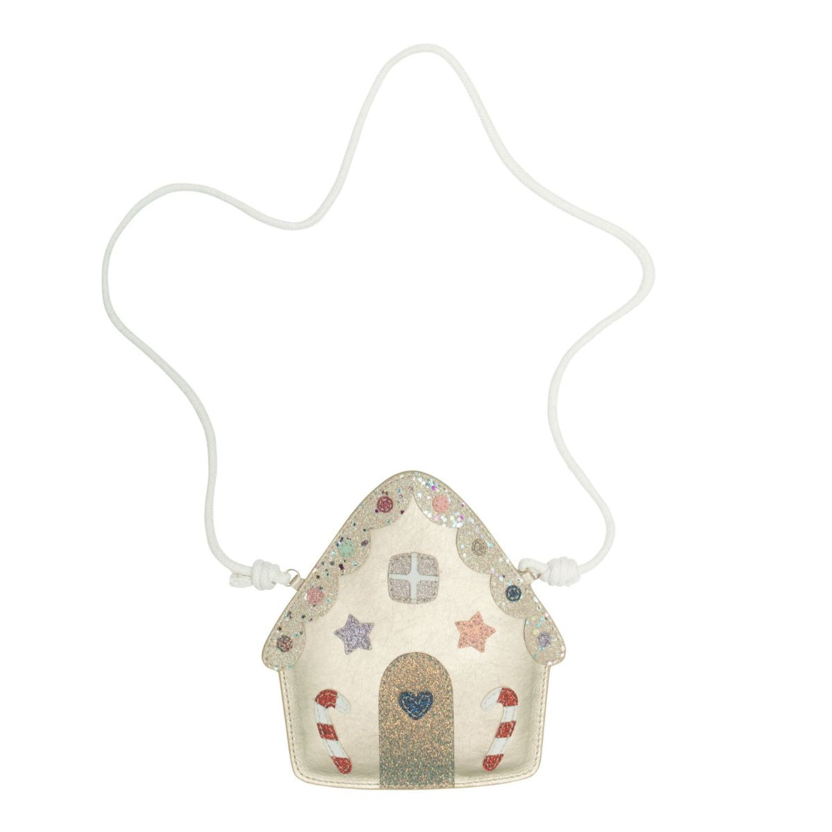 Ontdek het schattige Mimi & Lula gingerbread house tasje! Een betoverend accessoire, perfect voor dagelijks gebruik of speciale gelegenheden. Ideaal voor kleine schatten en comfortabel voor kleine handjes. VanZus