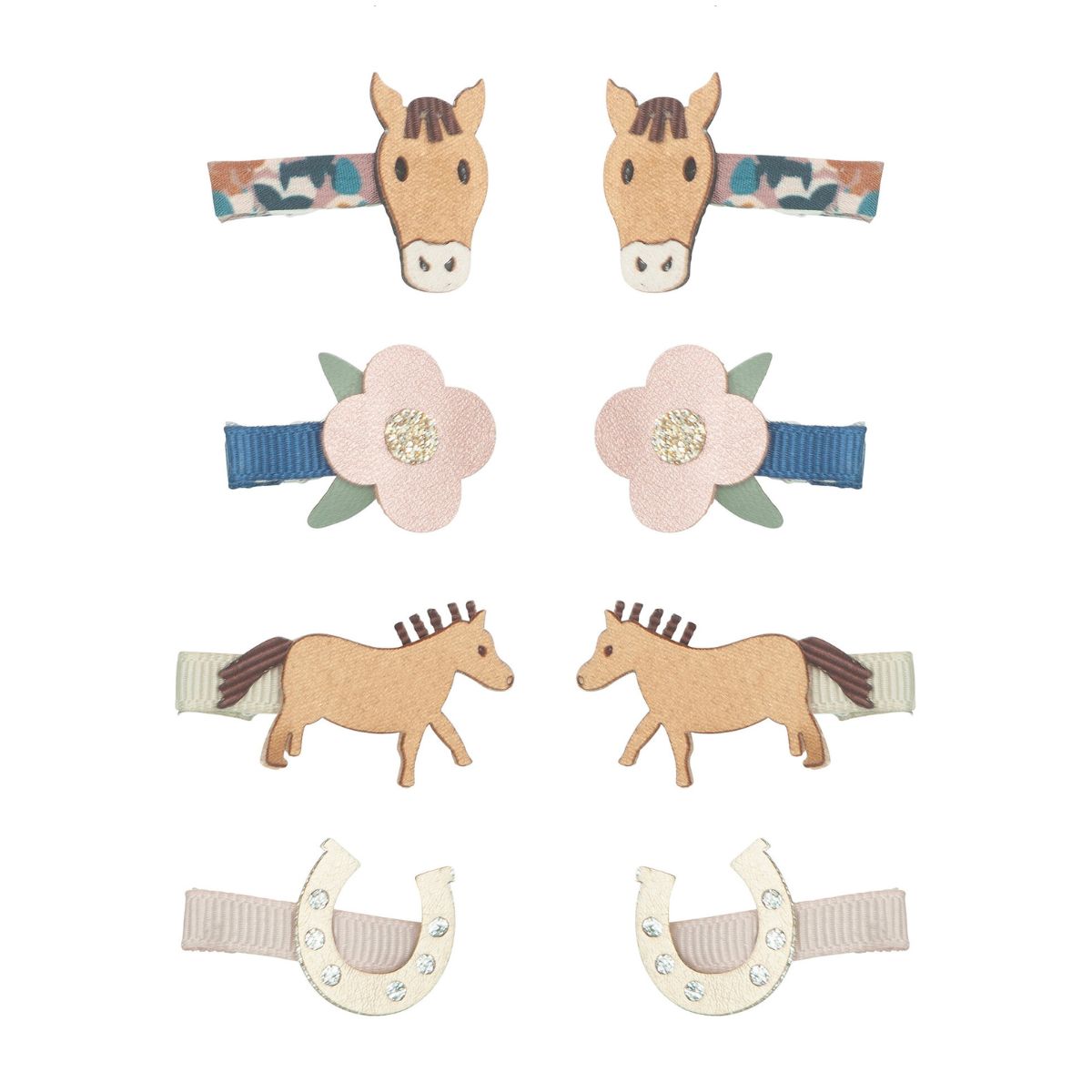 Voor paardenmeisjes: de Mimi & Lula horse & flower mini haarspeldjes. Perfect voor elke outfit en gelegenheid. Comfortabel en ideaal voor dagelijks gebruik. Mix & match met andere items uit de horse collectie! VanZus