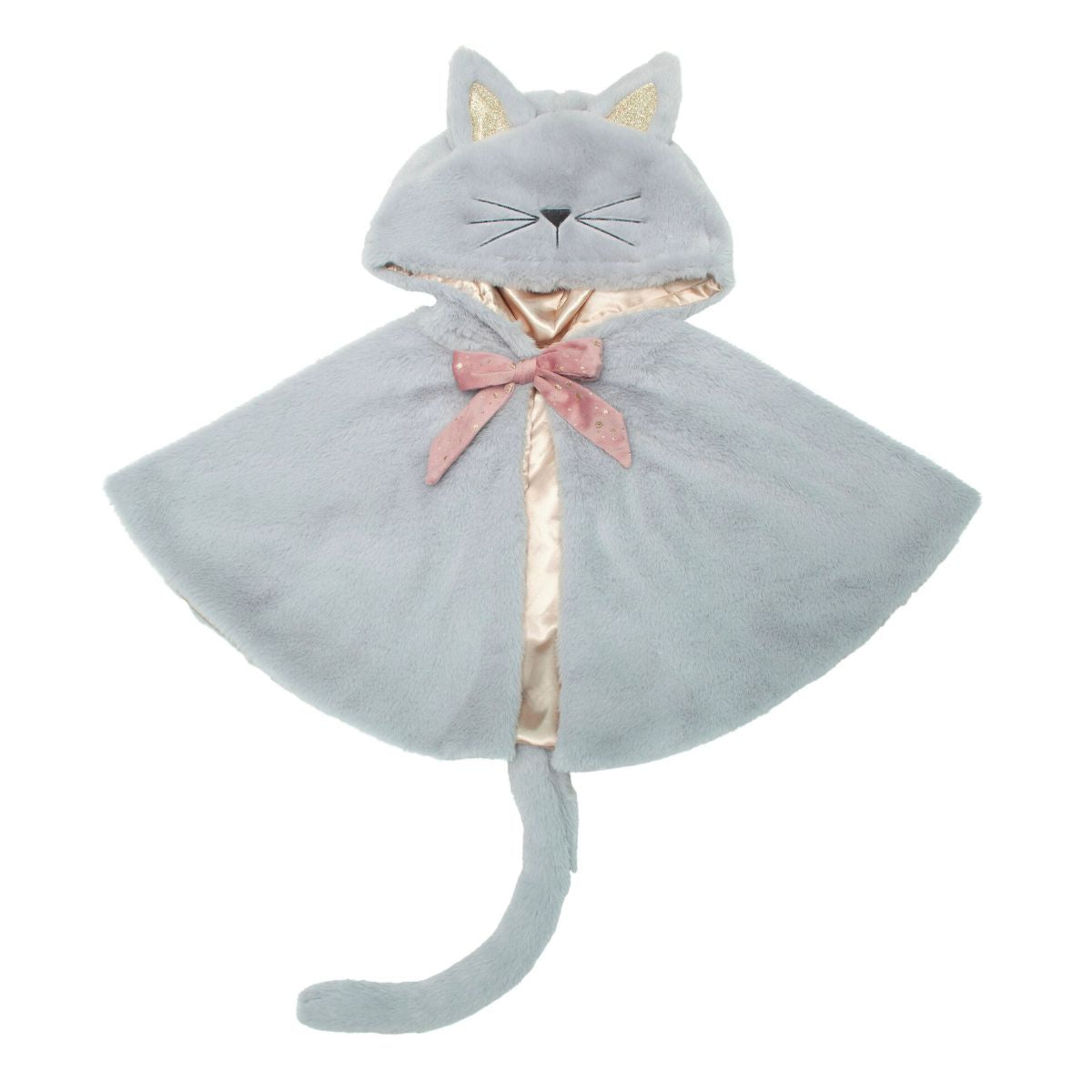 Tover je kleintje om tot een schattig katje met de katten cape van Mimi & Lula! Luxe, blauwgekleurde stof, betoverende details en een handige sluiting. Perfect voor o.a. verkleedpartijen en feestjes. VanZus