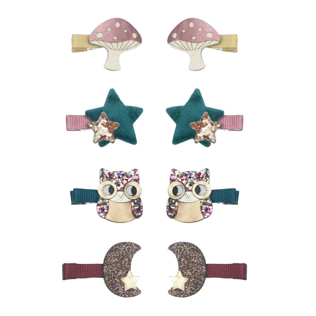 De magical owl mini haarspeldjes van Mimi & Lula zijn hip en functioneel! Met een mooie uilendesign houdt je de haren van je kindje op zijn plaats. Mix &Match met andere haarclips van hetzelfde merk. VanZus