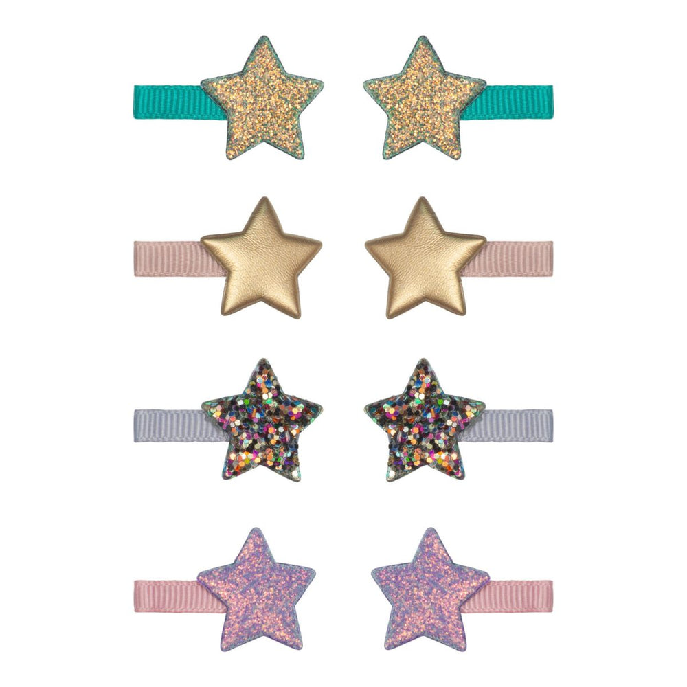 Houdt de haren van je kindje op een stijlvolle manier uit het gezicht met de party stellar mini haarspeldjes van Mimi & Lula. Deze comfortabele en veilige haaraccessoires zijn ideaal voor elke gelegenheid. VanZus