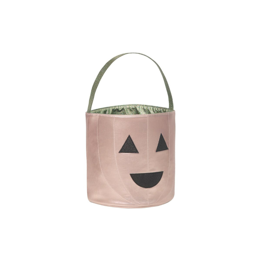 Vier Halloween met het pumpkin trick or treat tasje van Mimi & Lula. Perfect voor kleine trick-or-treaters. Het tasje heeft een draaghengsel, roze kleur en gezichtje en maakt elk Halloween kostuum compleet. VanZus