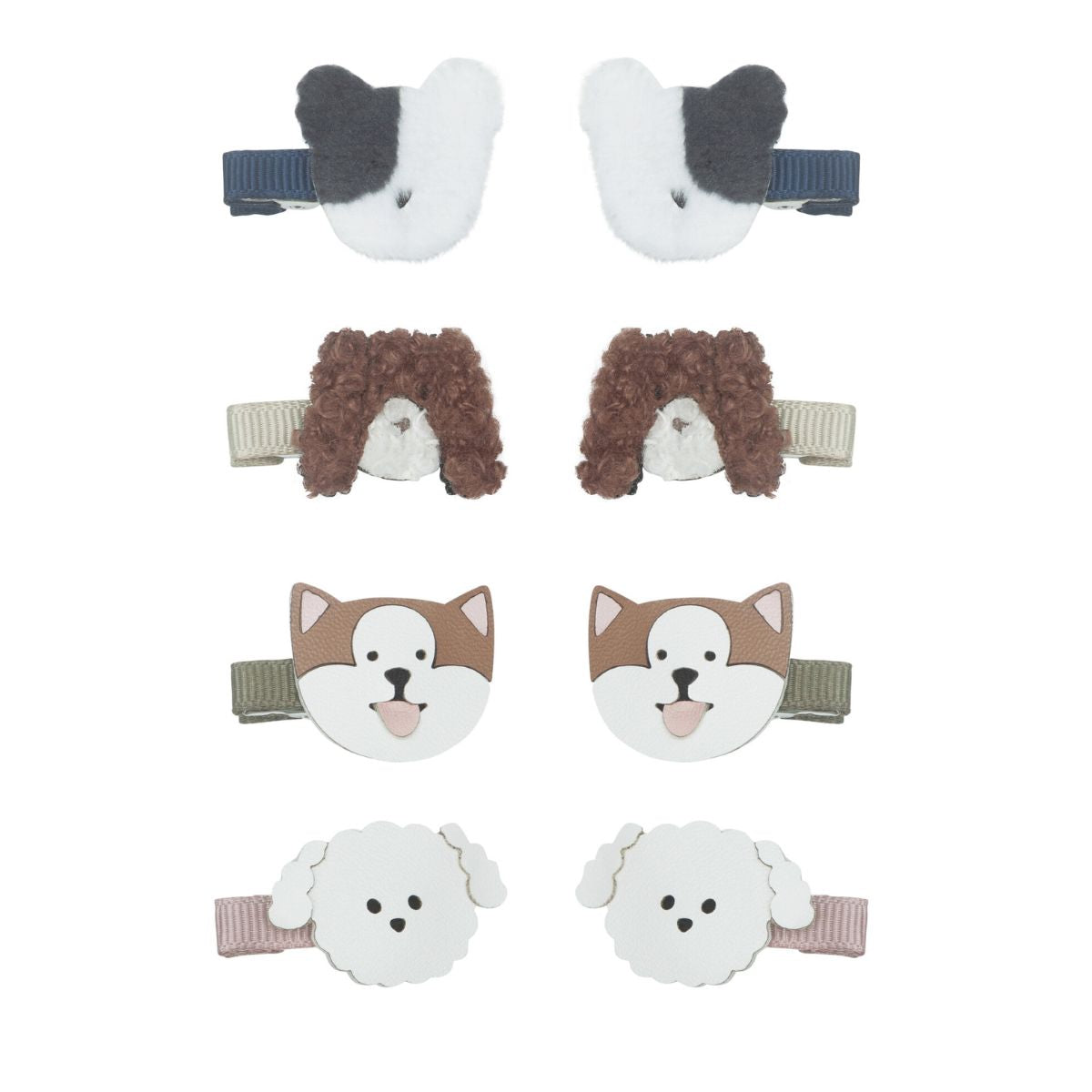 Houdt de haren van je kindje op een stijlvolle manier uit het gezicht met de puppy mini haarspeldjes van Mimi & Lula. Deze comfortabele en veilige haaraccessoires zijn ideaal voor elke gelegenheid. VanZus