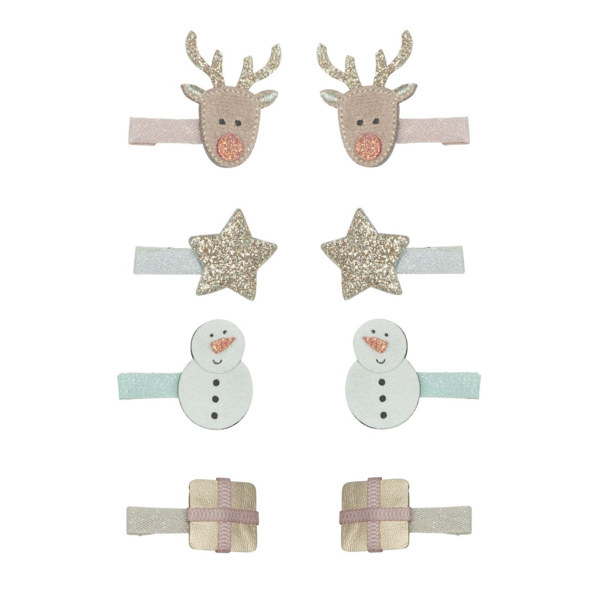 Houdt de haren van je kindje op een stijlvolle manier uit het gezicht met de reindeer mini haarspeldjes van Mimi & Lula. Deze comfortabele en veilige haaraccessoires zijn ideaal voor elke gelegenheid. VanZus