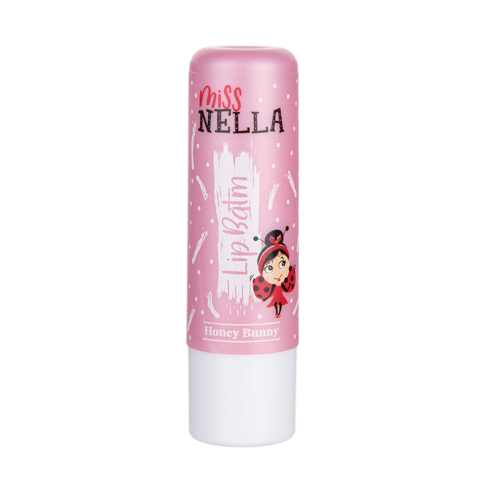 Een vleugje kleur, verzorging en hydratatie: dat doet de XL lippenbalsem honey bunny van Miss Nella. Speciaal gemaakt voor kinderen en verkrijgbaar in verschillende kleuren. VanZus