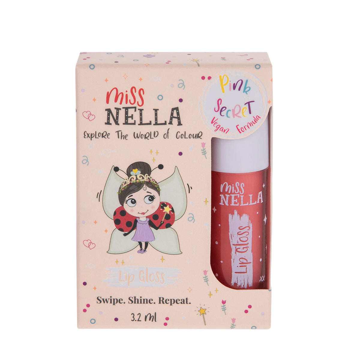 De lipgloss pink secret van Miss Nella mag niet ontbreken! Plakt niet, zorgt voor hydratatie, geeft glans en kleur. Vrij van chemicaliën dus geschikt voor kinderen. Verkrijgbaar in verschillende kleuren. VanZus