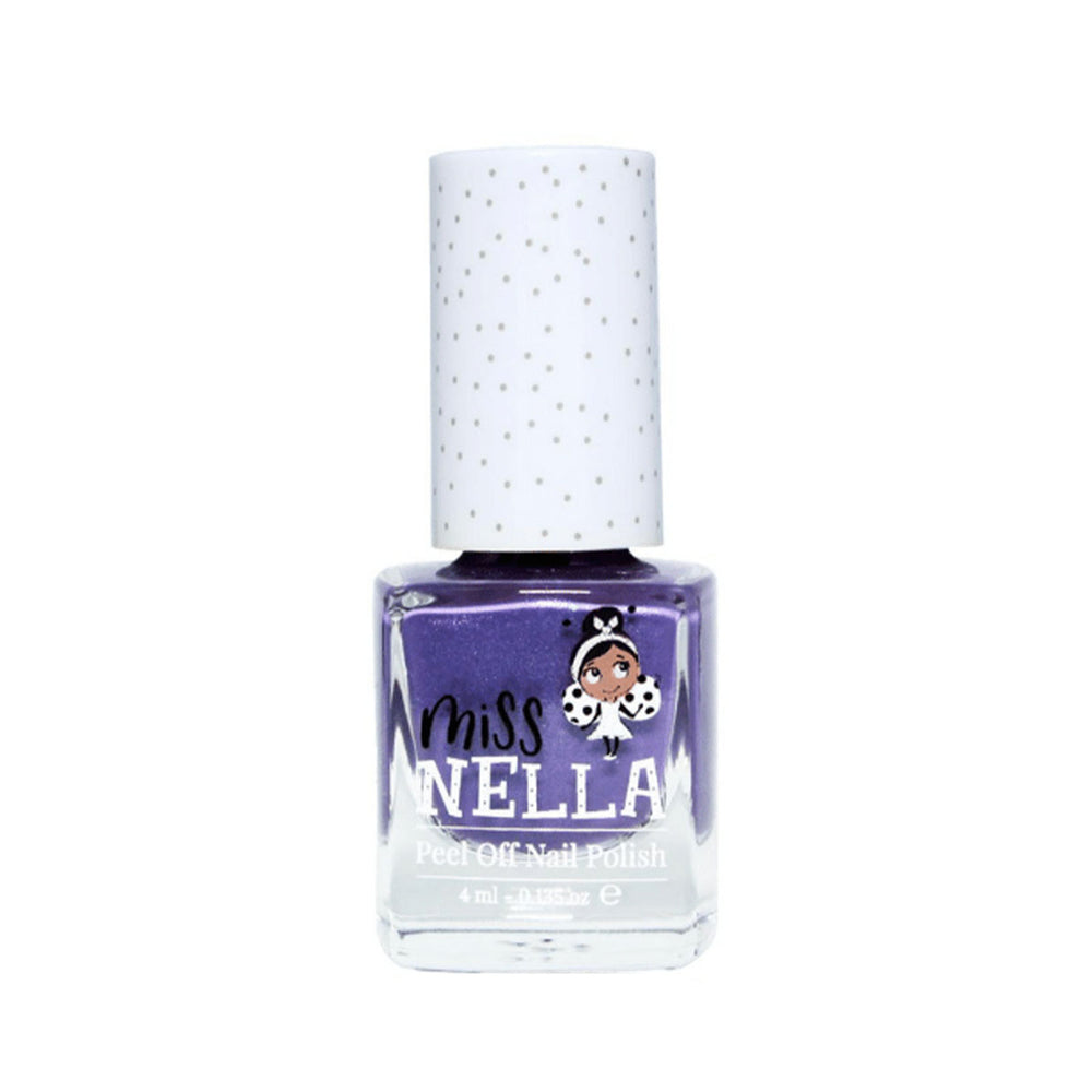 Laat de nageltjes van jouw kindje shinen met de nagellak sweet lavender van het merk Miss Nella. De peel off nagellak is speciaal ontworpen voor kinderen en is vrij van chemicaliën. In verschillende kleuren. VanZus