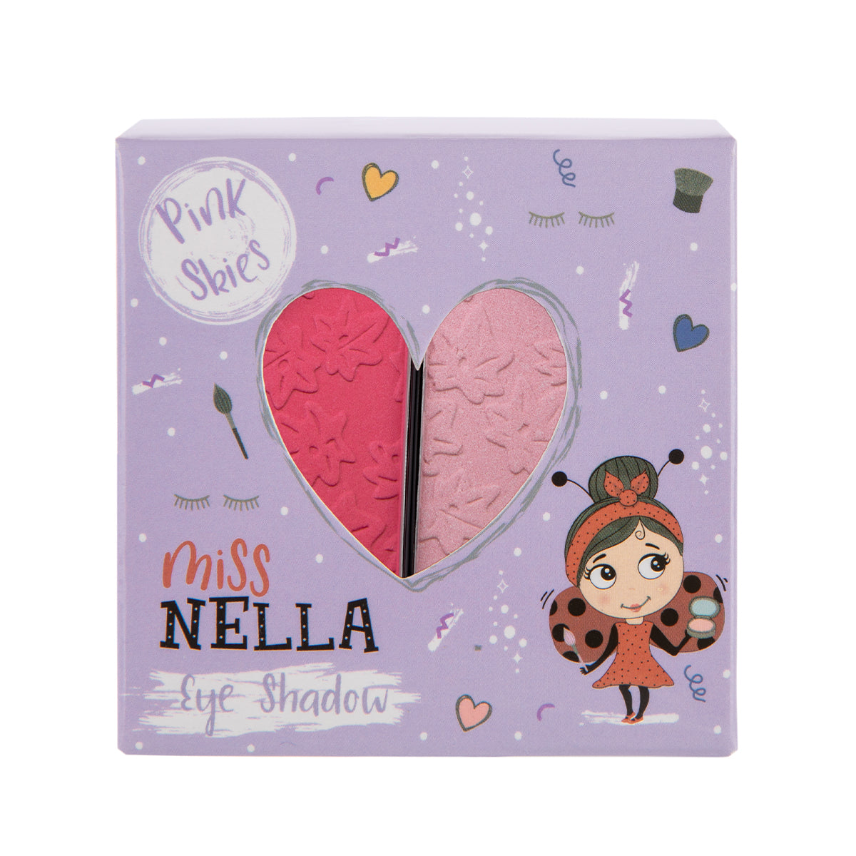Laat de oogleden van jouw kindje shinen met de oogschaduw pink skies van het merk Miss Nella. De make-up speciaal ontworpen voor kinderen en is vrij van chemicaliën, parfum en alcohol. In verschillende kleuren. VanZus