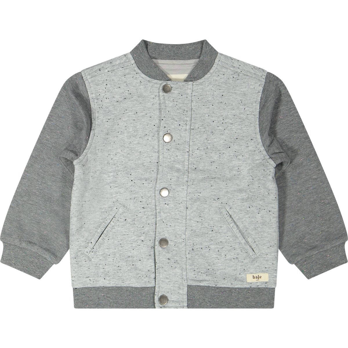 Baje Studio morrens jasje grey melange multicolor
