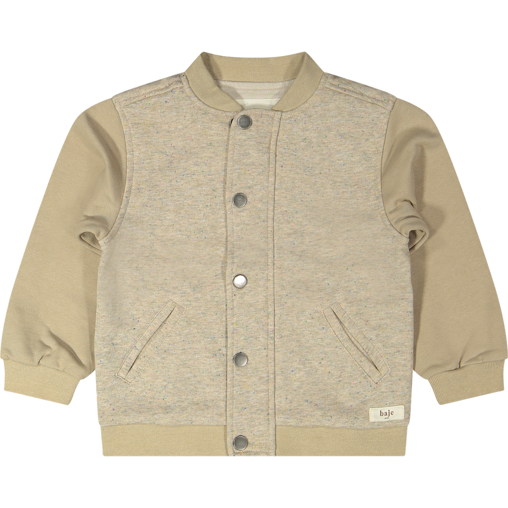 Baje Studio morrens jasje sand melange multicolor