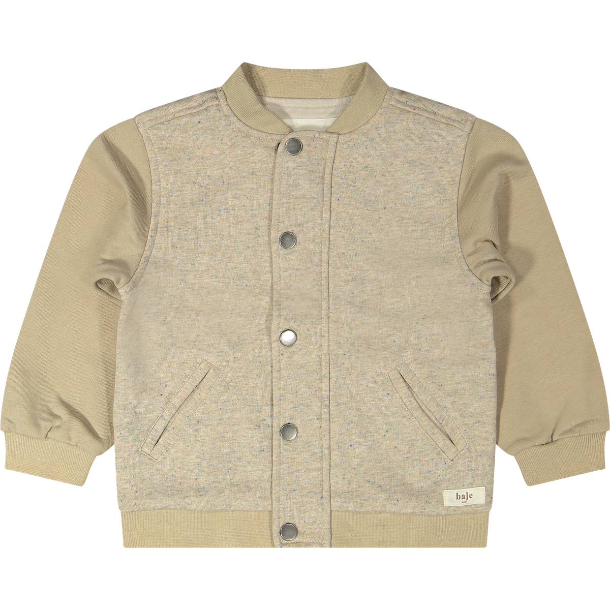 Baje Studio morrens jasje sand melange multicolor