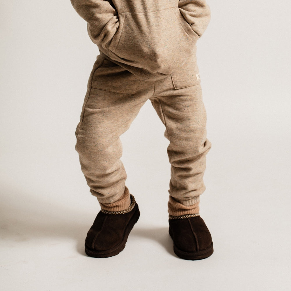 Baje Studio mutrux broek sand melange multicolor