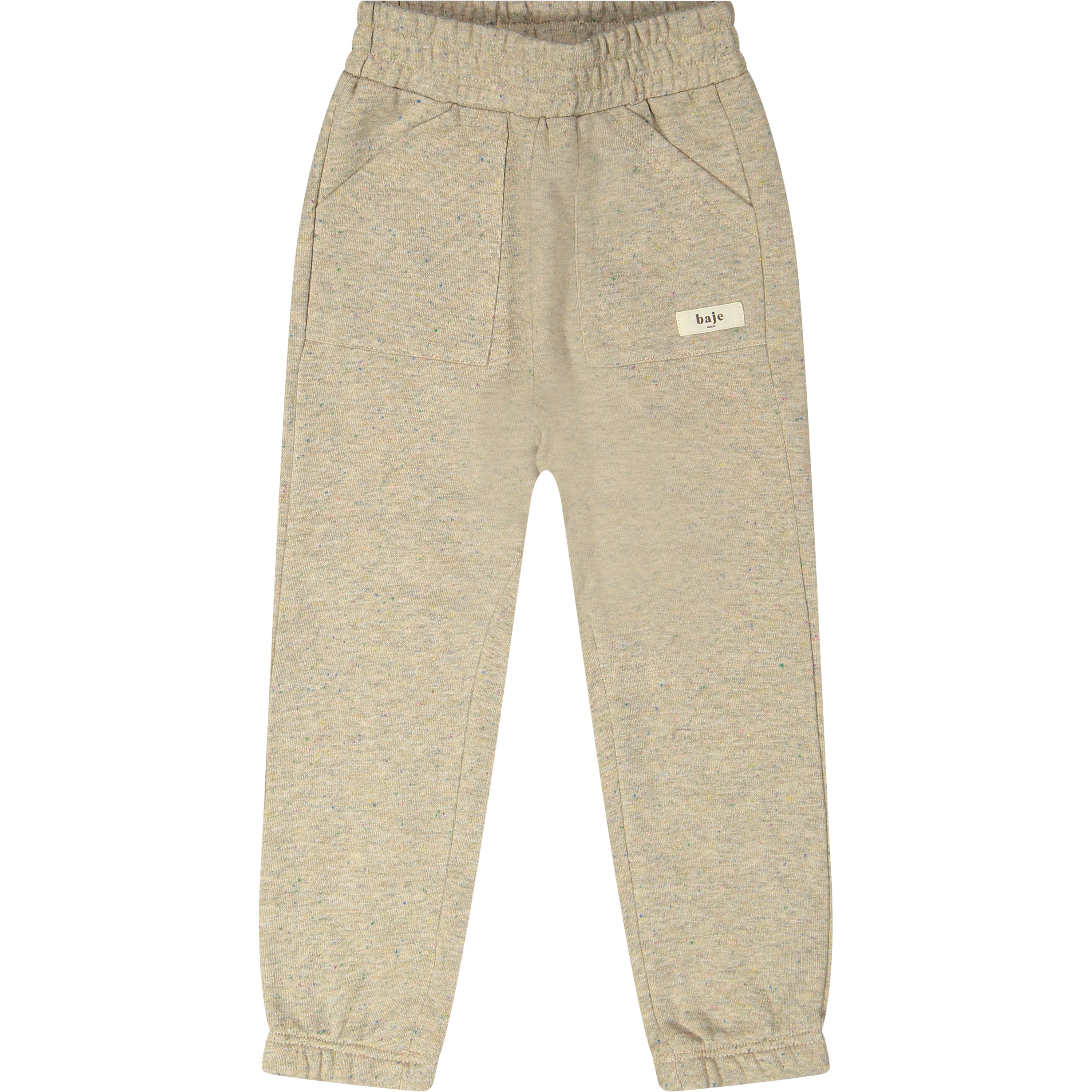 Baje Studio mutrux broek sand melange multicolor