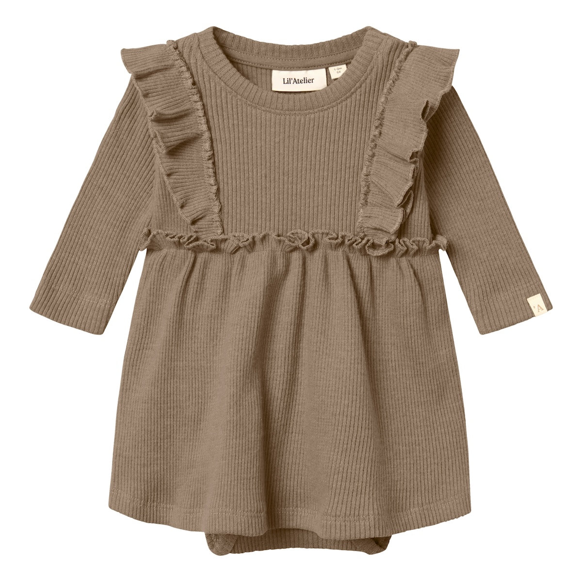 Lil' Atelier baby sophia romperjurk shitake