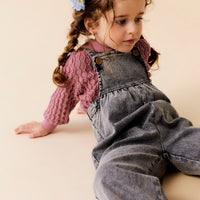 Ga voor een comfortabele en trendy look met deze schattige tems denim overall van het hippe merk Lil' Atelier. Deze hippe overall biedt je kindje extra bewegingsvrijheid en is een echte must have voor comfortabele en trendy looks! VanZus