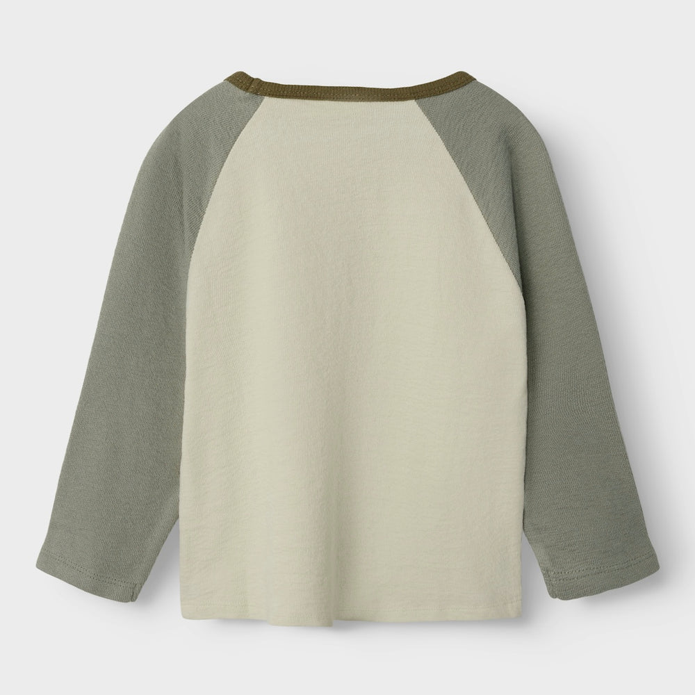 Hoe tof is dit nunan lange mouwen shirt in de kleur turtledove van het merk Lil' Atelier?! Dit leuke shirt zit enorm comfortabel, maar zorgt ook voor een hippe look en ziet er heel stoer uit! Het is de ideale basic voor in elke kinderkledingkast! VanZus