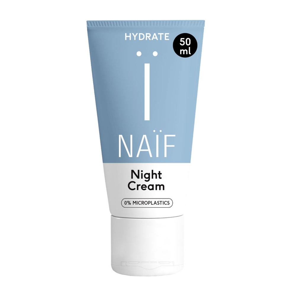 Breng de huid tot rust en zorg voor het natuurlijke huidproces 's nachts met de herstellende nachtcrème van Naïf. Vrij van schadelijke stoffen. VanZus