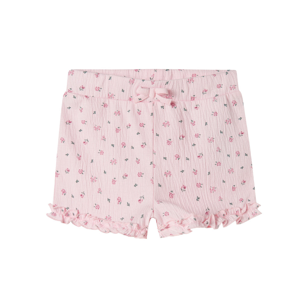 De jannis short in de kleur ballerina van het merk Name It is een schattige en comfortabele korte broek voor meisjes. Gemaakt van een zachte en soepele stof die perfect is voor zomerse dagen. VanZus