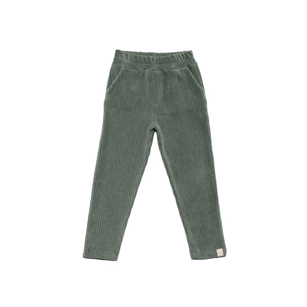 De heerlijke chino green rib van Navy Natural wordt vast één van de favorieten van je kind! Hoewel de broek er heel netjes en hip uitziet zit de broek als een lekkere joggingbroek door de zachte ribstof en de elastische tailleband. De groene kleur en corduroystof laten zich makkelijk combineren. VanZus