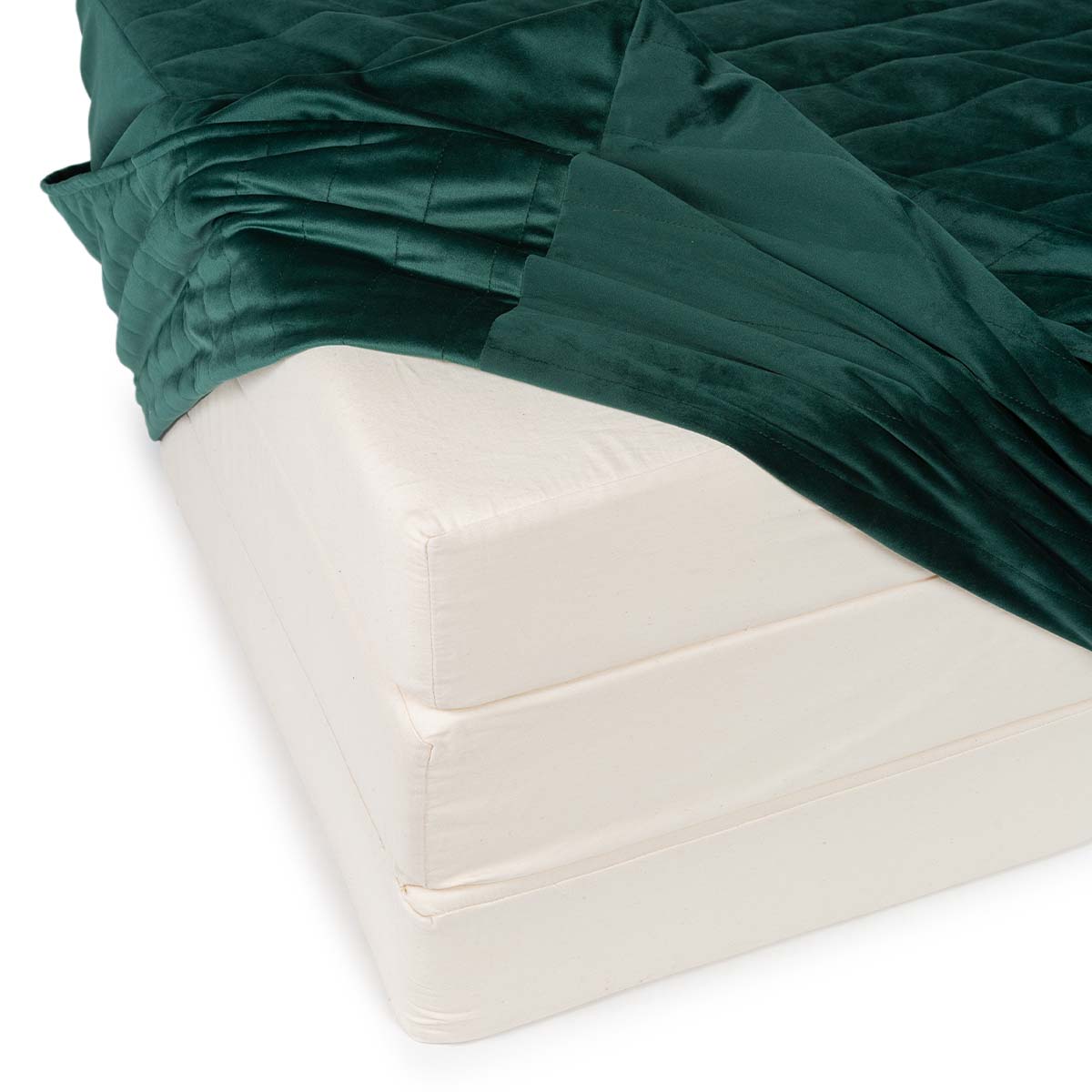Het sleepover velvet matras in de kleur jungle green is een handig logeerbed voor vriendjes en vriendinnetjes van je kindje. Altijd een extra slaapplek met dit opvouwbare logeermatras! VanZus