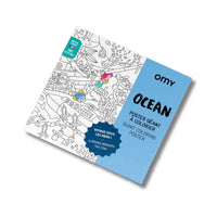 De OMY kleurposter met stickers 1 mtr ocean zorgt voor urenlang kleurplezier. Pak je favoriete gekleurde stiften en stap in de bijzondere wereld van de zeedieren, piratenschepen, mythische zeewezens en zeemeerminnen. VanZus