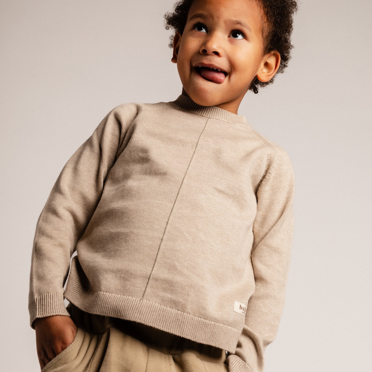 Baje Studio orbe shirt lange mouwen sand desert