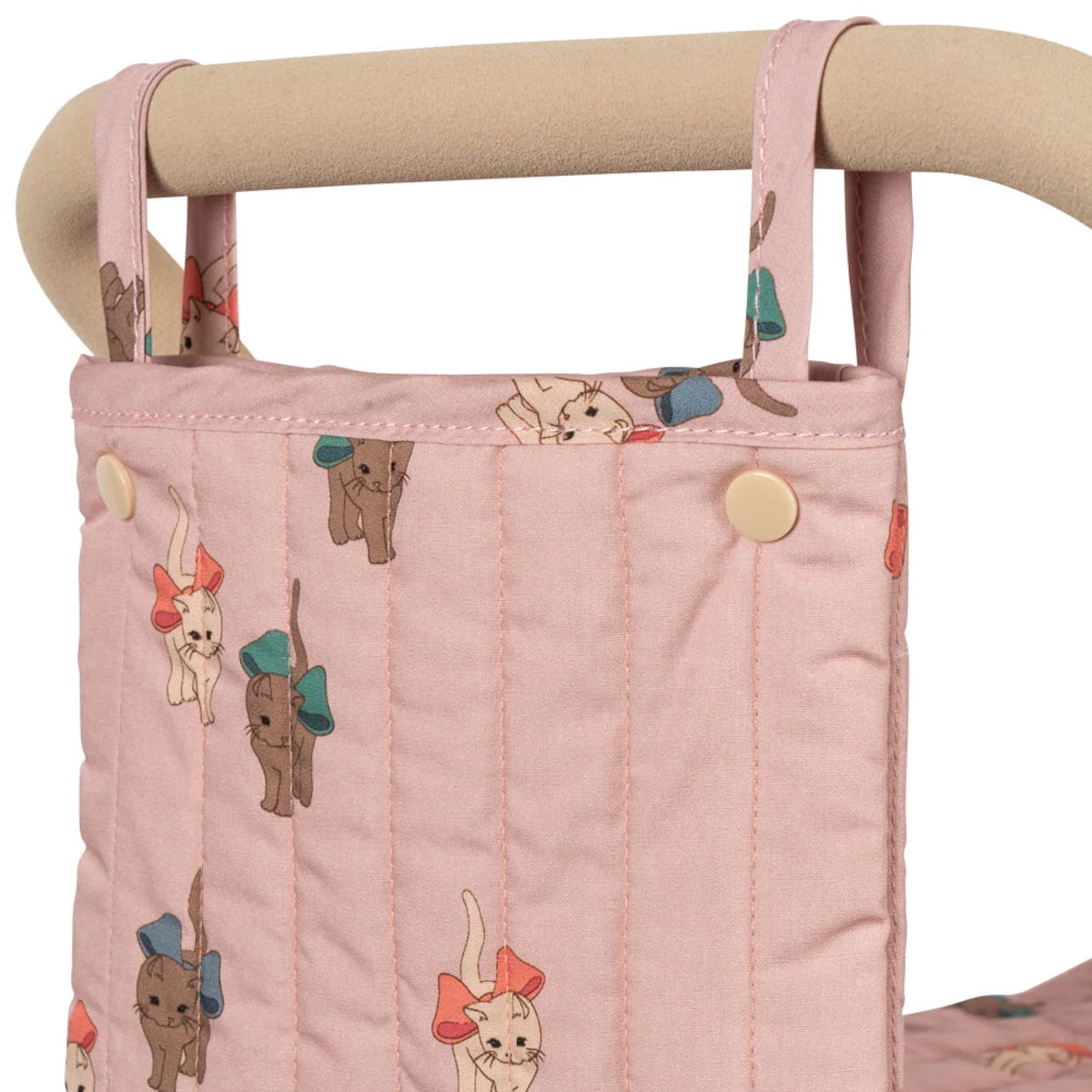 Konges Slojd minnie poppenwagen bow kitty pink