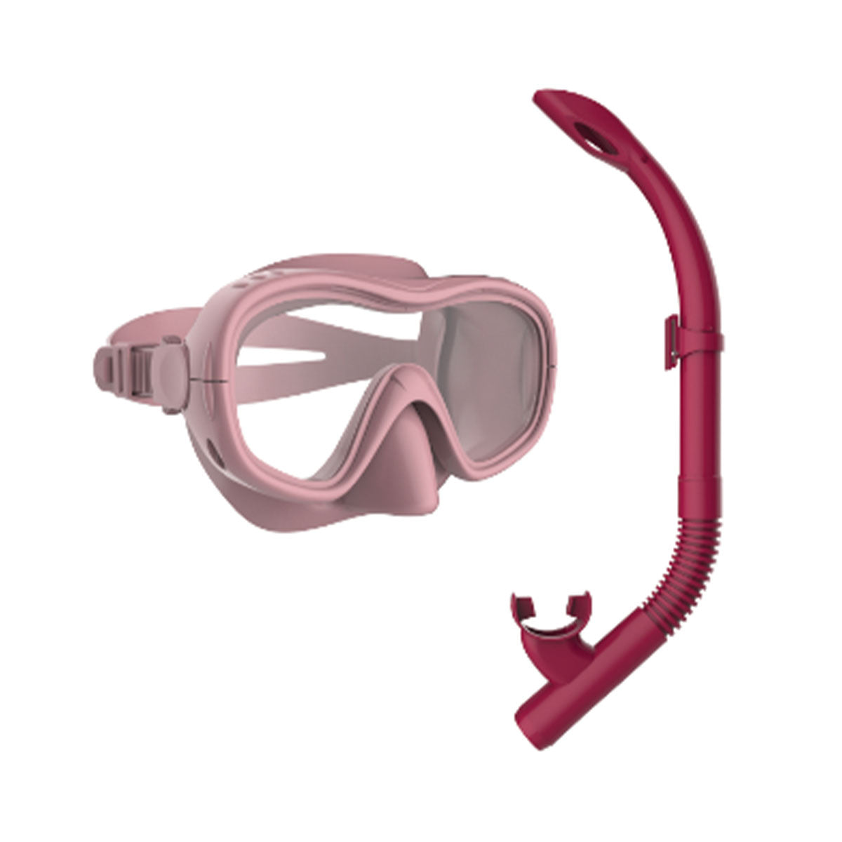 Met de Petites Pommes Betty snorkelset french rose/ruby red kan jouw kindje de hele onderwater wereld ontdekken. Dankzij deze snorkelset kan je kindje lekker lang onder water zwemmen. VanZus.