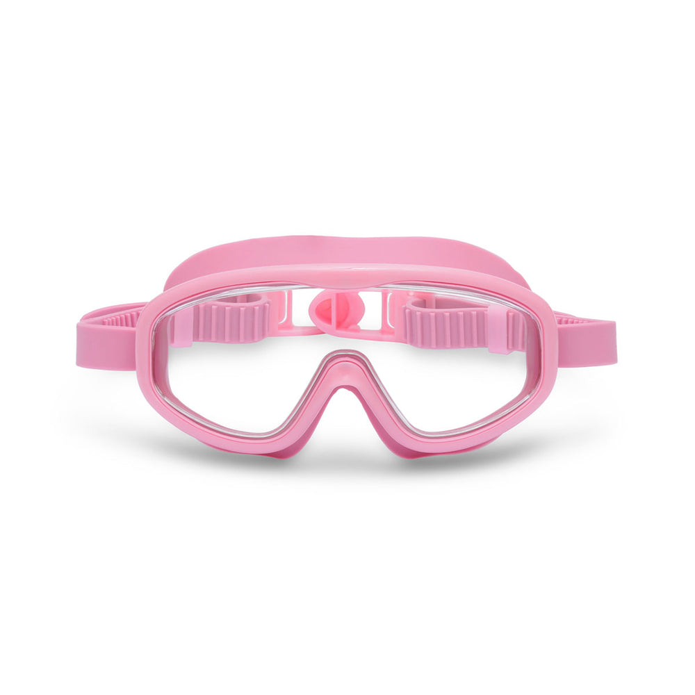 Met de Petites Pommes Hans duikbril bubblegum duik je zo het water in, zonder dat je last hebt van prikkende ogen door zout of chloor. Zo kun je een hele onderwaterwereld ontdekken! VanZus.