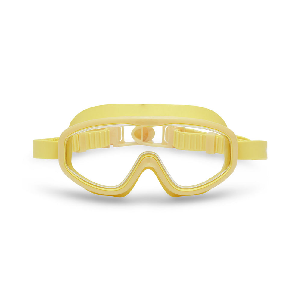 Met de Petites Pommes Hans duikbril citron duik je zo het water in, zonder dat je last hebt van prikkende ogen door zout of chloor. Zo kun je een hele onderwaterwereld ontdekken! VanZus.