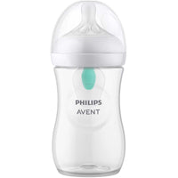 De Philips Avent babyflessen starterset 4 stuks combineert de natural response flesspenen met het antikoliekventiel, tegen luchtinname tijdens het voeden. Inhoud: 2x125 ml en 2x 260 ml, incl flesspeen. Vanaf 0+. VanZus
