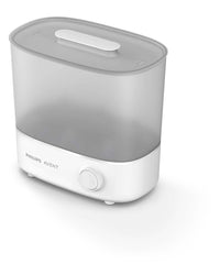 Met deze 2-in-1 sterilisator van Phillips Avent krijg je een sterilisator en dampdroger. Dat betekent: flesjes, flesonderdelen, speentjes, borstkolfonderdelen en toebehoren steriliseren en drogen met één apparaat. VanZus.